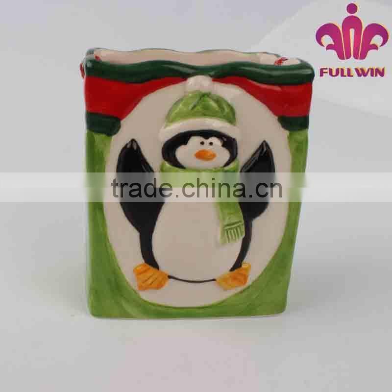 ceramic decoration christmas gift bag candy bag