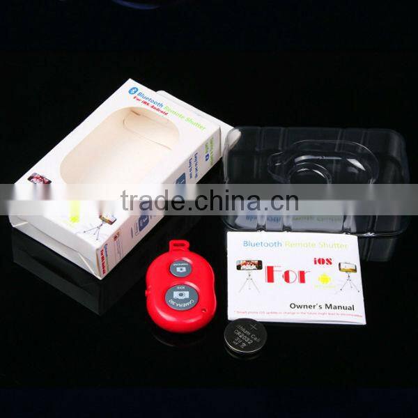 wireless bluetooth remote shutter remote control for mobile phone IOS and Android