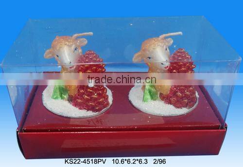 2015 chinese zodiac symbols scented candle sheep wax souvenir