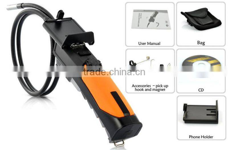 720p WiFi Inspection Camera Borescope Wireless digital Endoscope 1M for iOS & Android