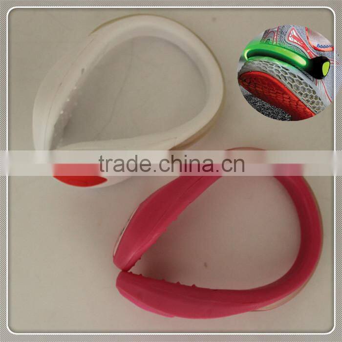 night exercise use silicone led shoe light