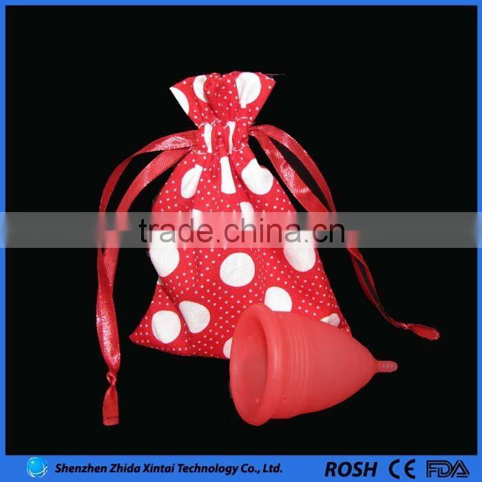 New 2016 Reusable Lady Cup, Hot Sale 100% Premium Quality Medical Silicone Menstruation Cup