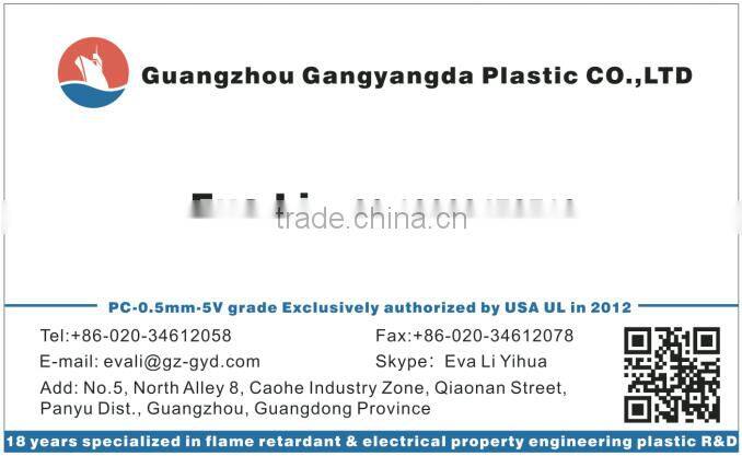 PC Milk bottle Polycarbonate plastic raw material resin, polycarbonate granules