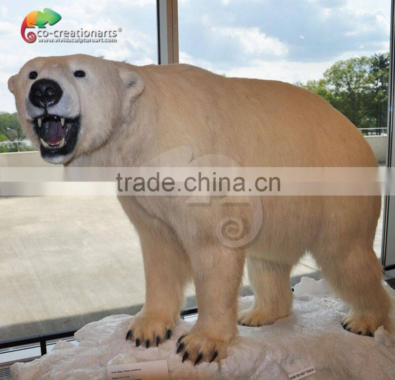 Animatronic animal plush polar bear