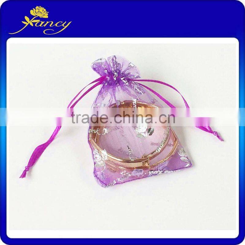 High Quality Custom Printed Organza Bag, Organza Jewelry bag
