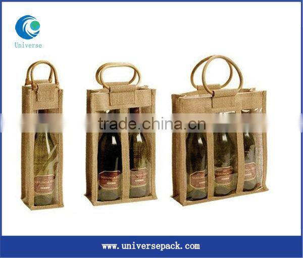 customized velevt wine stand up pouch