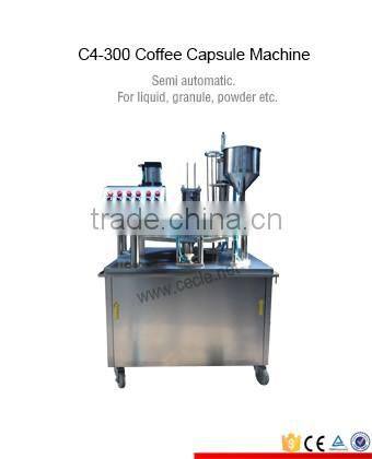automatic coffee pod machine/manual capsule filling machine
