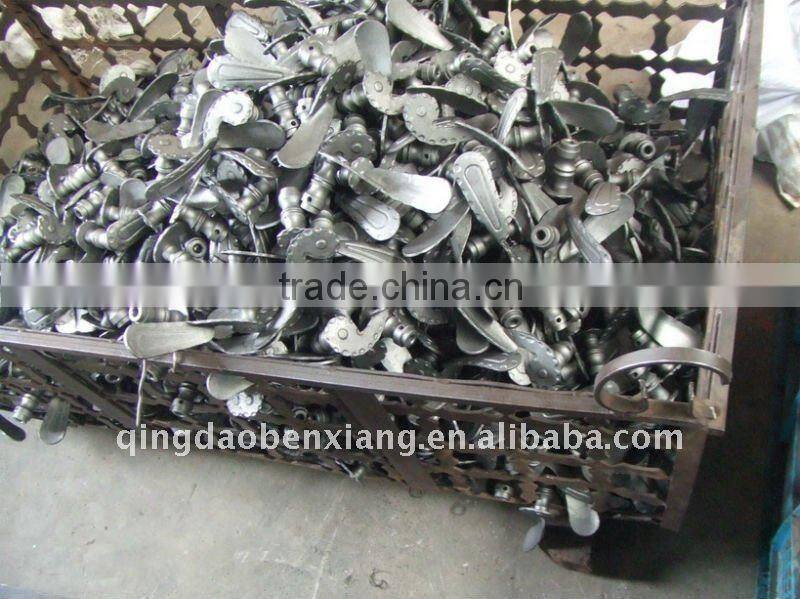 metal black iron door handle door knob fencing gate handle