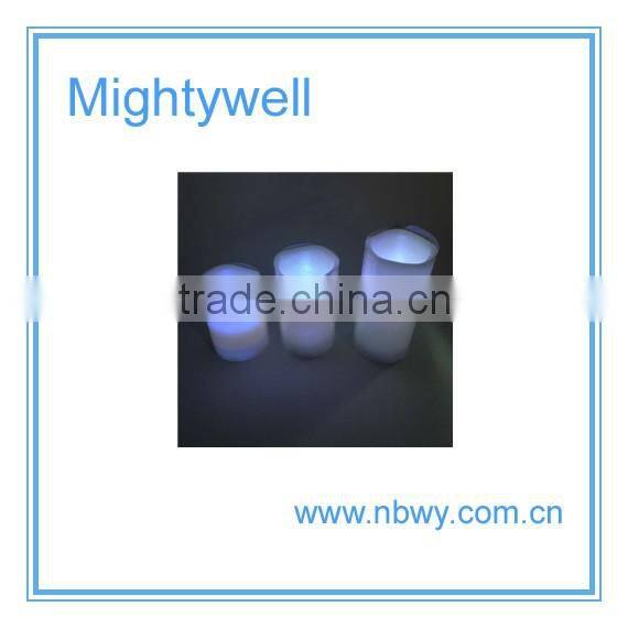 Hot sale color changing flameless led candle with remote control, led wax candle light