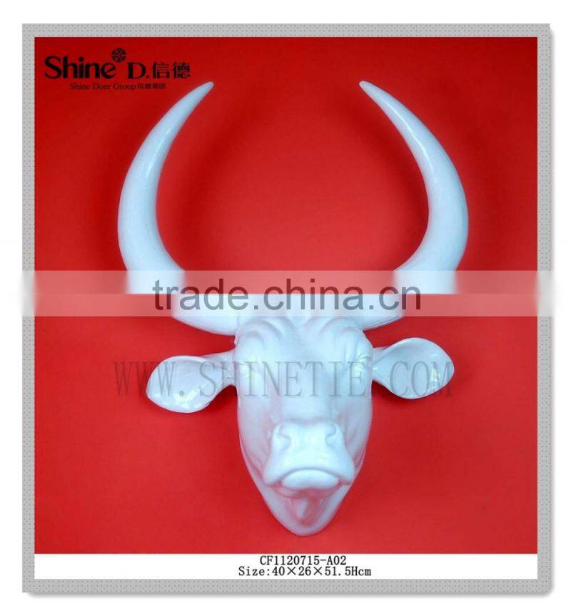 Decorative Wall Art fake mouted bison wall decoration