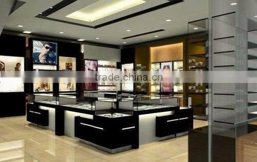 glass shopfitting and display furniture for optical