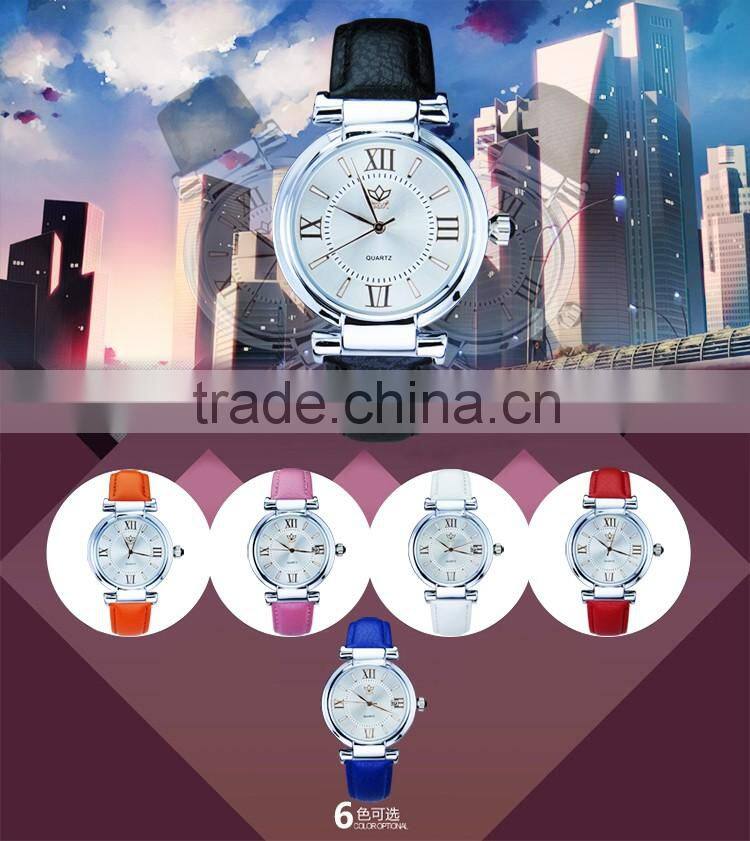 New arrival black leather watchband own your brand stainless steel case back automatic watch movement lady fashion watch Y030