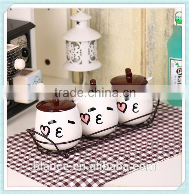 ceramic cookware sets in spices canister set design for salt and pepper and sugar