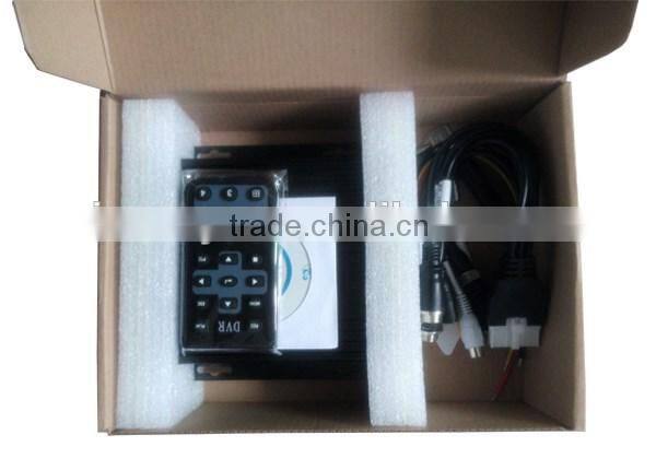 Vehicle 4ch sd card mobile dvr