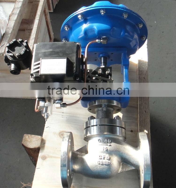 dn80 3" pneumatic steam modulating valve