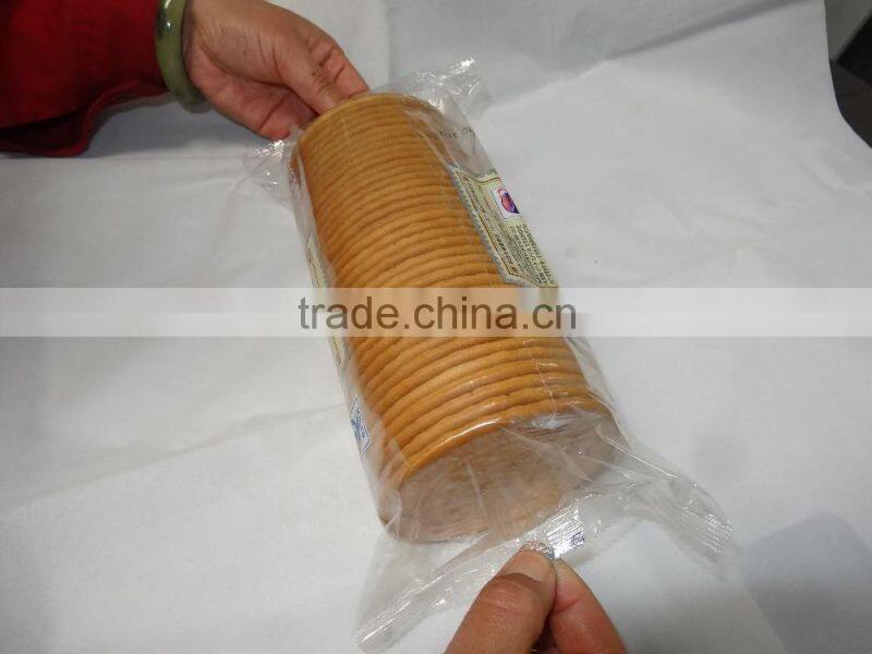China Manufacturer Automatic Single Row Biscuit Tray-free packing Machine