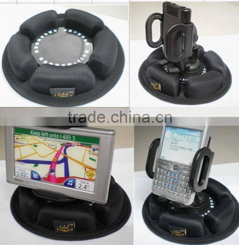 car accessories universal Phone and GPS holder (ISO9001 ,CE/Rohs)