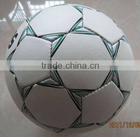 Official size 5 PU hand stitched soccer ball.Hand stitched football