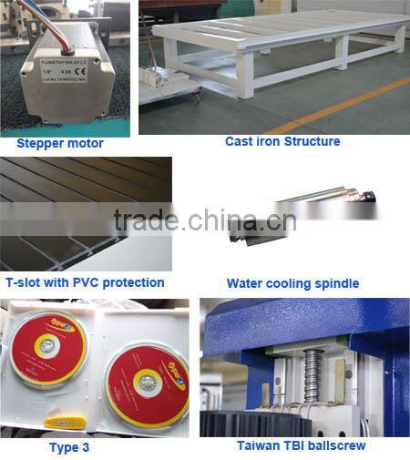 2014 new type DX 1212 cnc router machine for aluminum