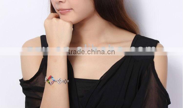 18K gold bracelet Crystal 30037