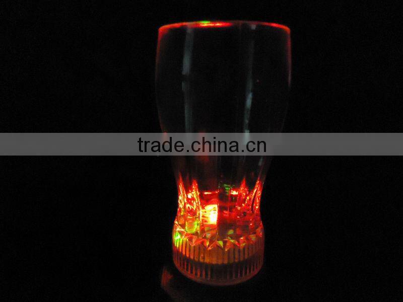 250ML LED cola glass,led flashing cup,led glass