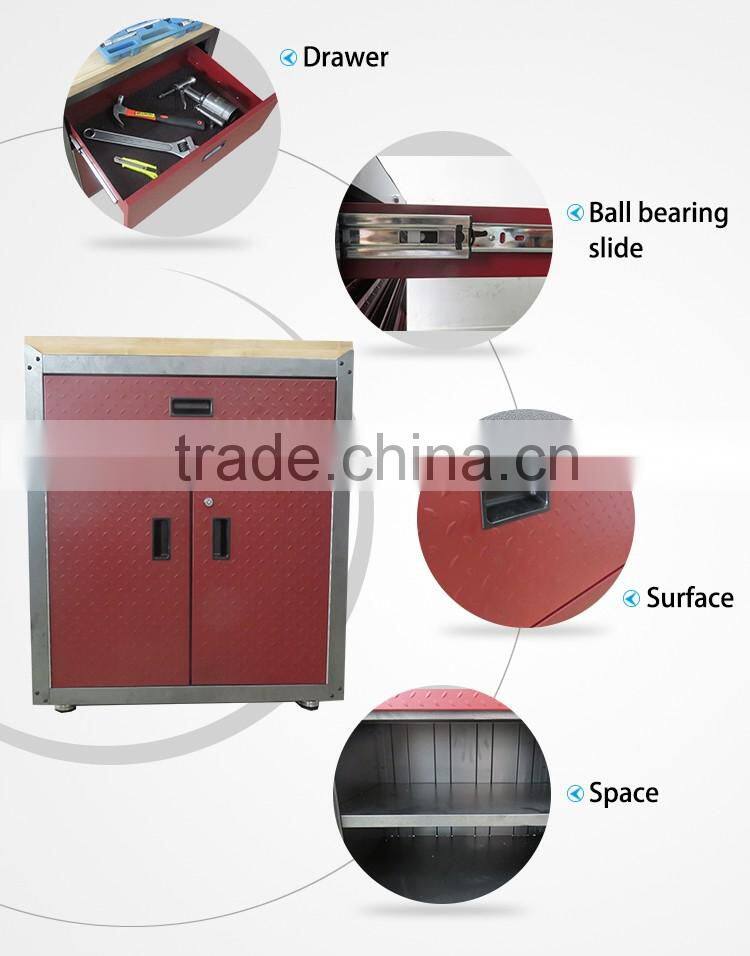 Wood Work Bench Steel Tool Box With Drawers