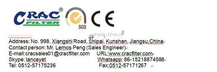 Terminal Filtration Supplier Air Filter Separator HEPA filter