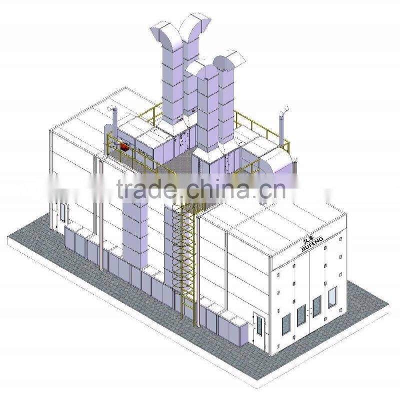 JFgood price paint oven booth portable wide space painting baking ( CE certification 2 years warranty time)