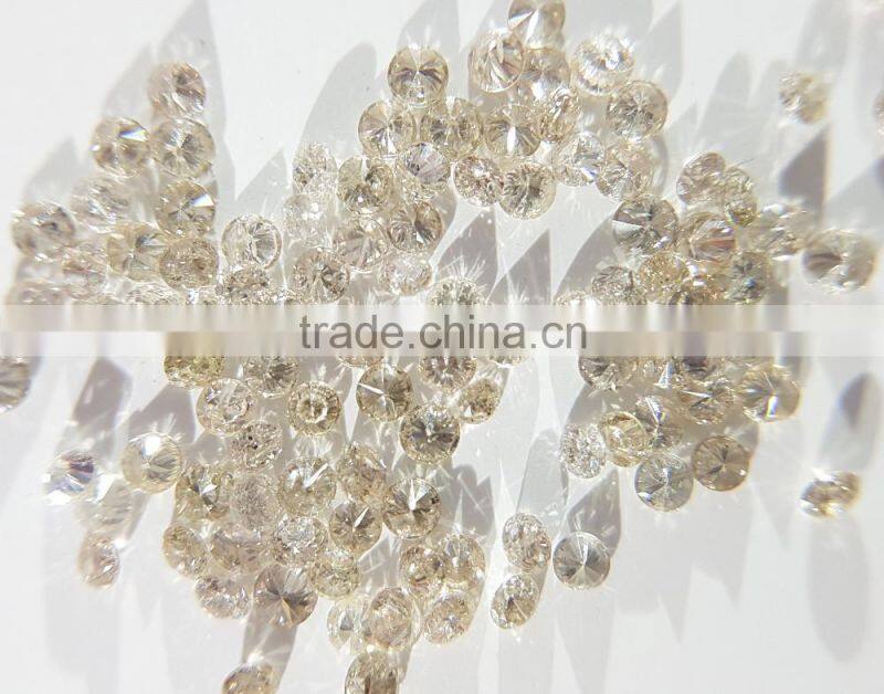 Natural Loose Brilliant Cut Diamond I Color I Clarity 1-1.2mm Nontreated