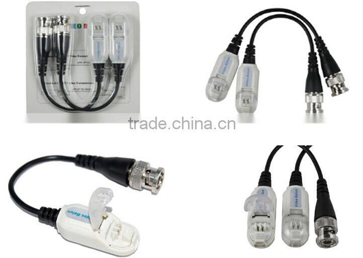 1CH Passive utp video balun for CCTV, passive video balun