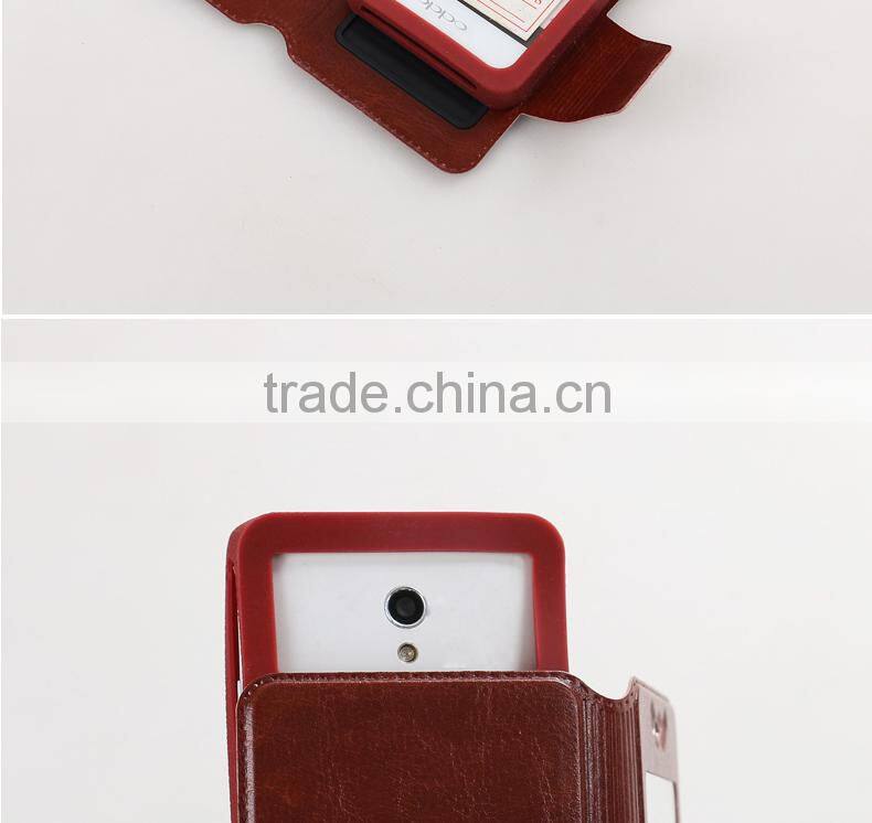 Universal leather case for mobile phone,universal phone case,Universal flip case