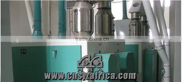 high quality 100t European standard middle scale grain milling equipment in Zambia