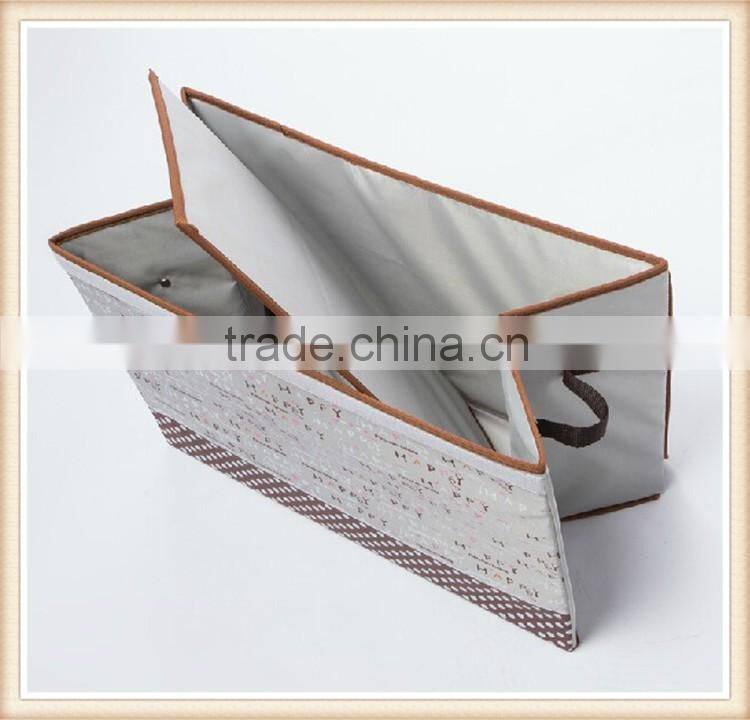 New design high grade oxford fabric double cover printing cartoon toy storage box
