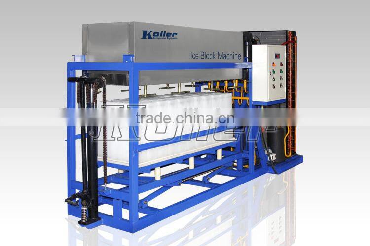 DK30 Hot sale Maquina de hielo en barra por evaporacion directa con PLC control