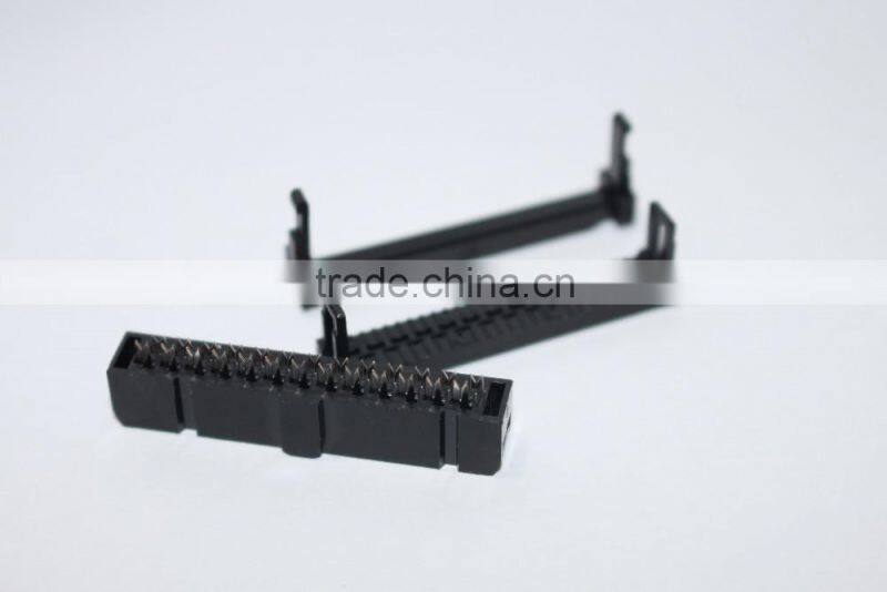 IDC socket 2.54mm flat cable black 26pin