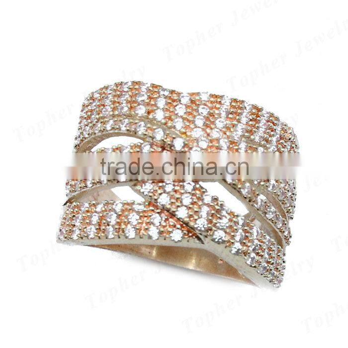 Wholesale 925 sterling silver new big gemstone ring