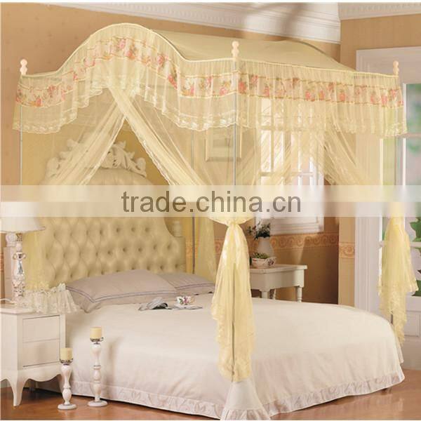 Stainless Stell Frame Palace Mosquito Net Decorative Bed Canopy Mosquito netting