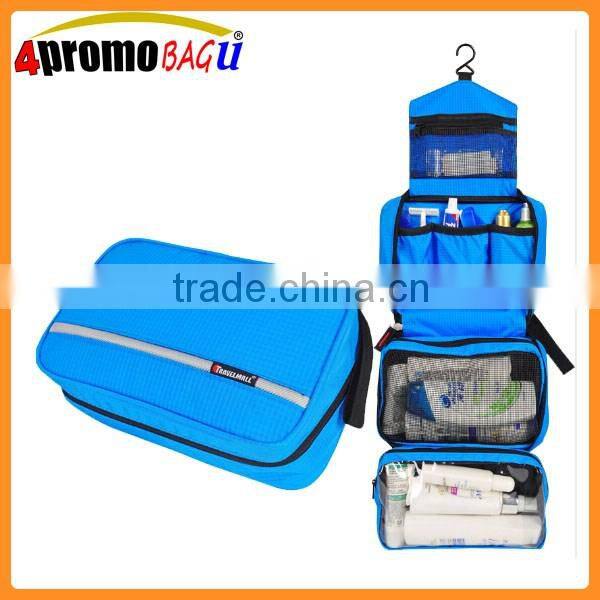 Well promotion New Design Custom Hanging Foldable Toiletry Bag