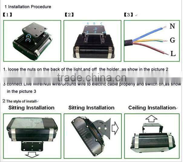 led flood lighting manufacture price 190w