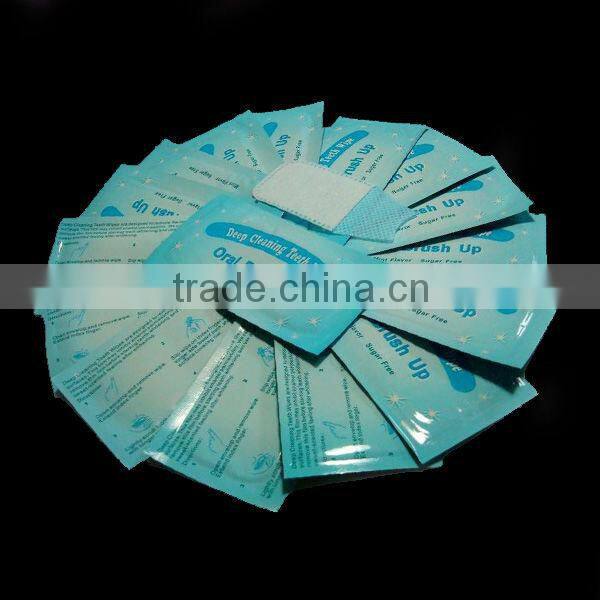 OEM finger brush ups,finger teeth wipe,deep cleaning teeth wipe