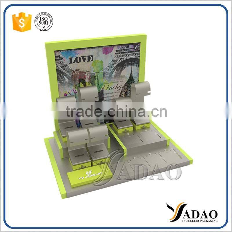 Customized and design with your logo acrylic cosmetic makeup jewelry display stand
