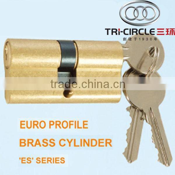 Euro profile top security brass cylinder