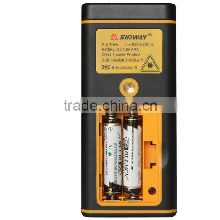 SW-80 Handheld 80 M Laser Measure Rangefinders 100 Pen Storage Laser Distance Meter