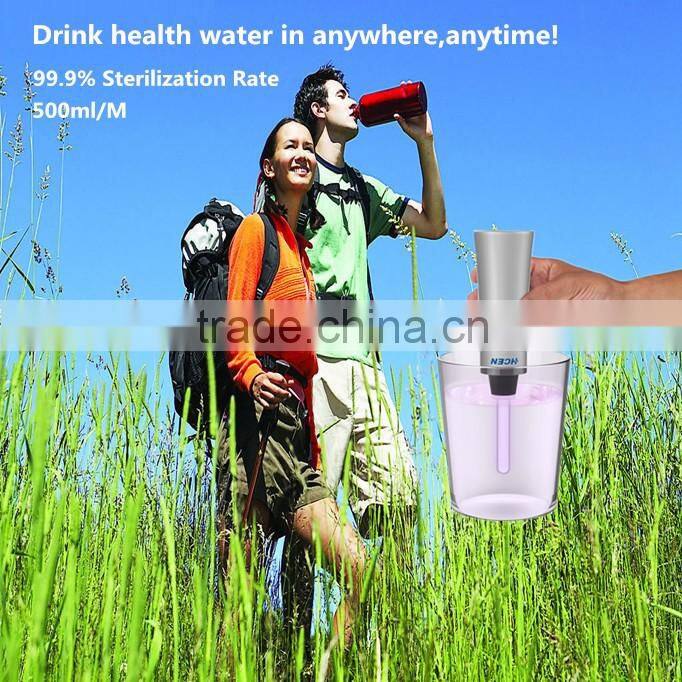 Urban Bottle Water UVC LED Portable Ultraviolet Water Sterilizer