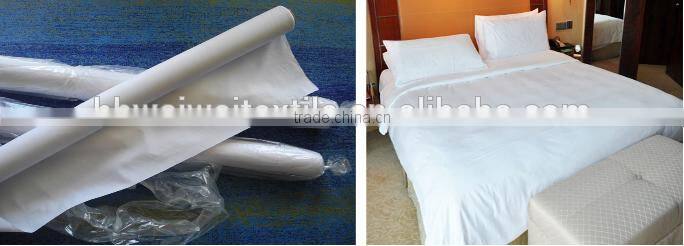 100% cotton bleach fabric for bed sheet in roll