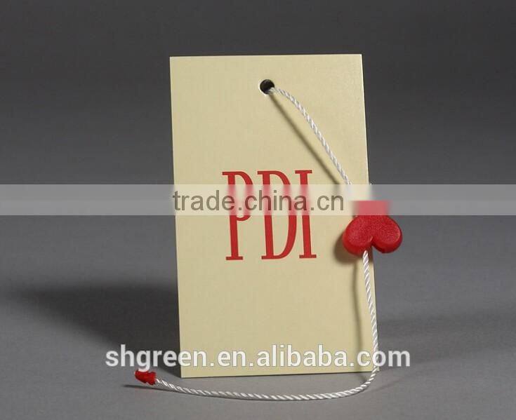 Lovely design paper hangtag for women's dress