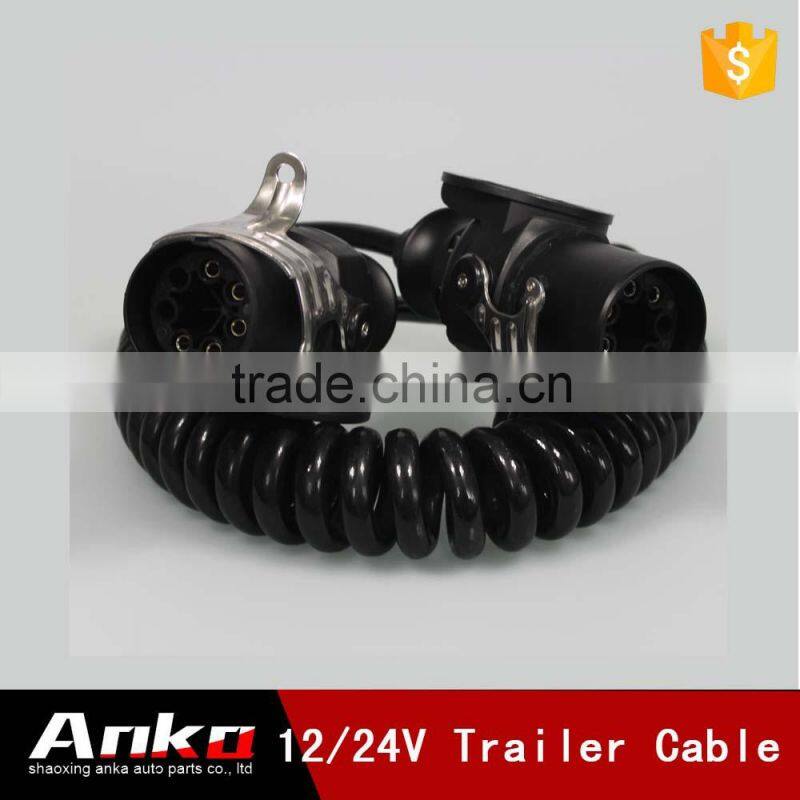 european australia 12v 24v high quality auto parts 5m 7 core truck trailer cable