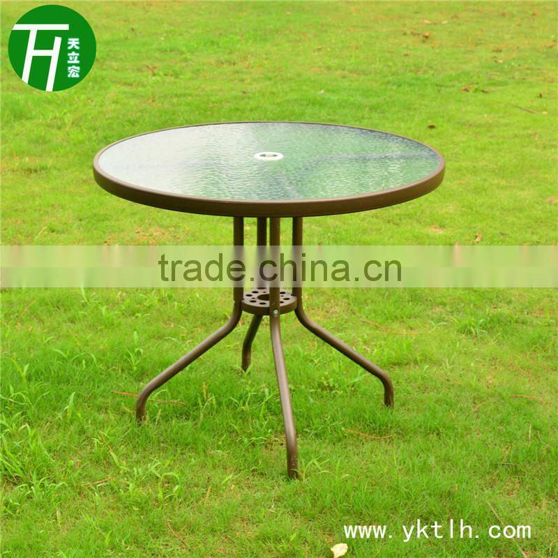 Outdoor Tempered Glass Dining Table
