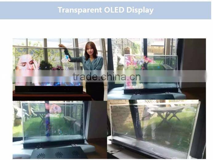 10inch transparent lcd displays /show box /showcase with touch for product advertising