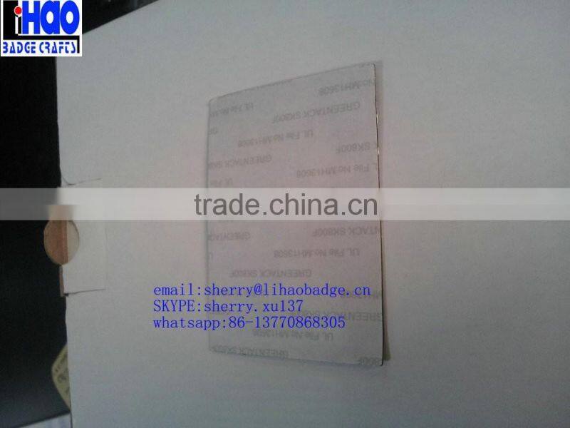 Custom embossed metal logo/self adhesive embossed metal label/ wine bottle embossed metal sticker